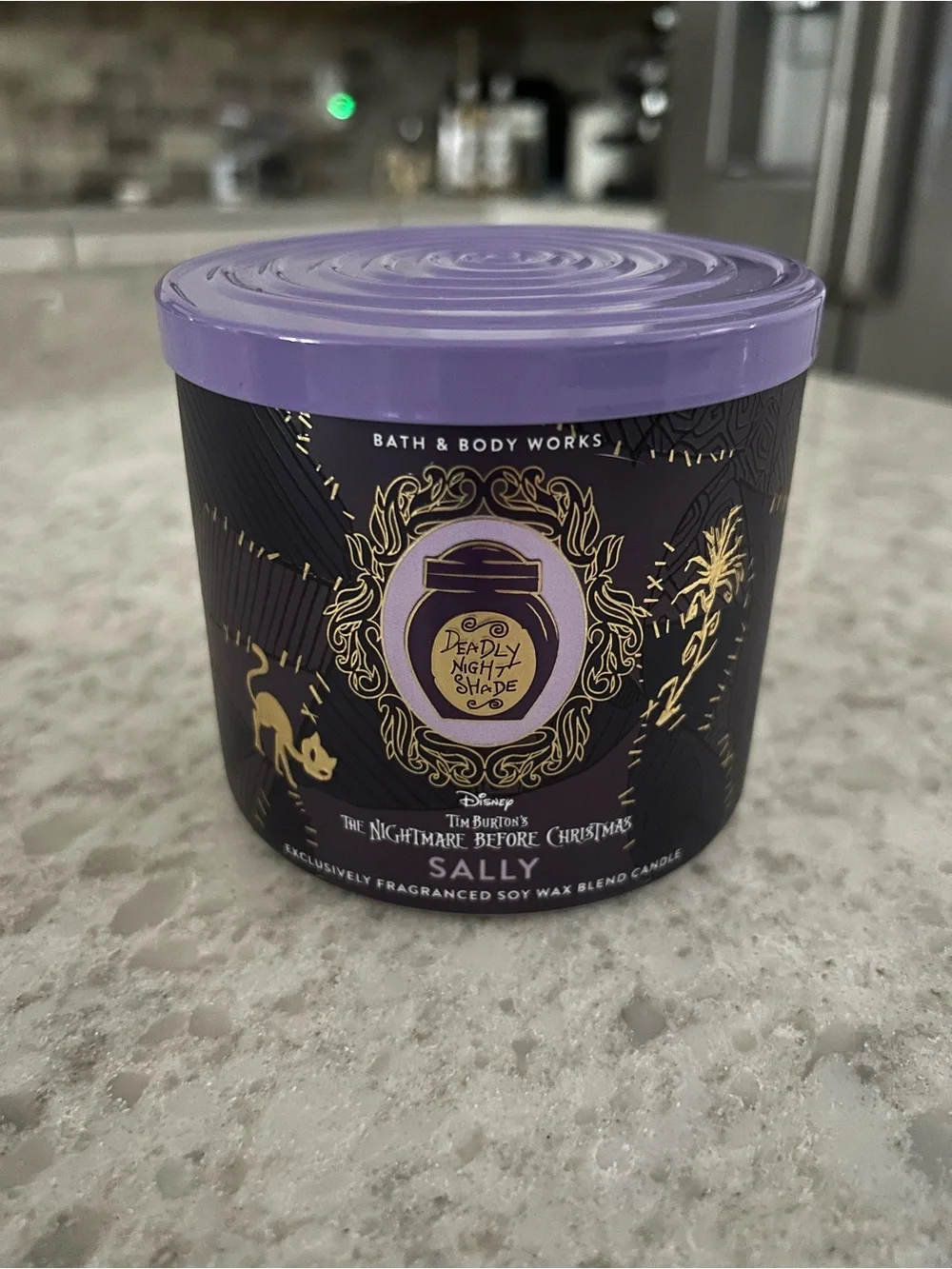 “New”Bath & Body Works-The Nightmare Before Christmas 3 wick Candle